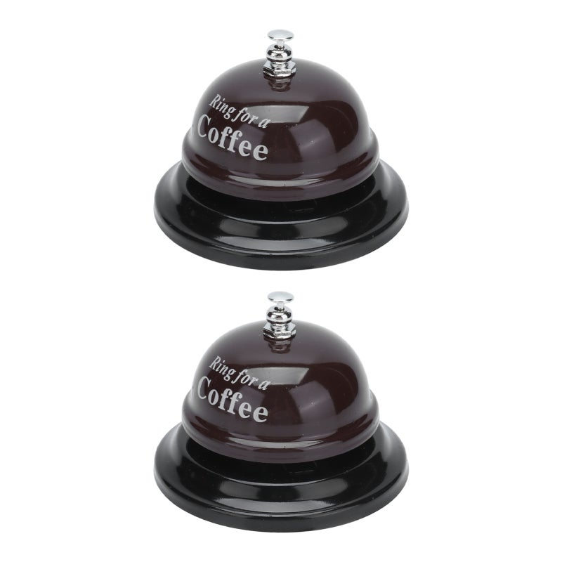 Coffee Service Bell: Premium Stainless Steel, Fine Polished Finish, Clear Loud Ring - Classic Desk Bell for Hotel, Restaurant, Office, Home And Elderly Care - Image 5