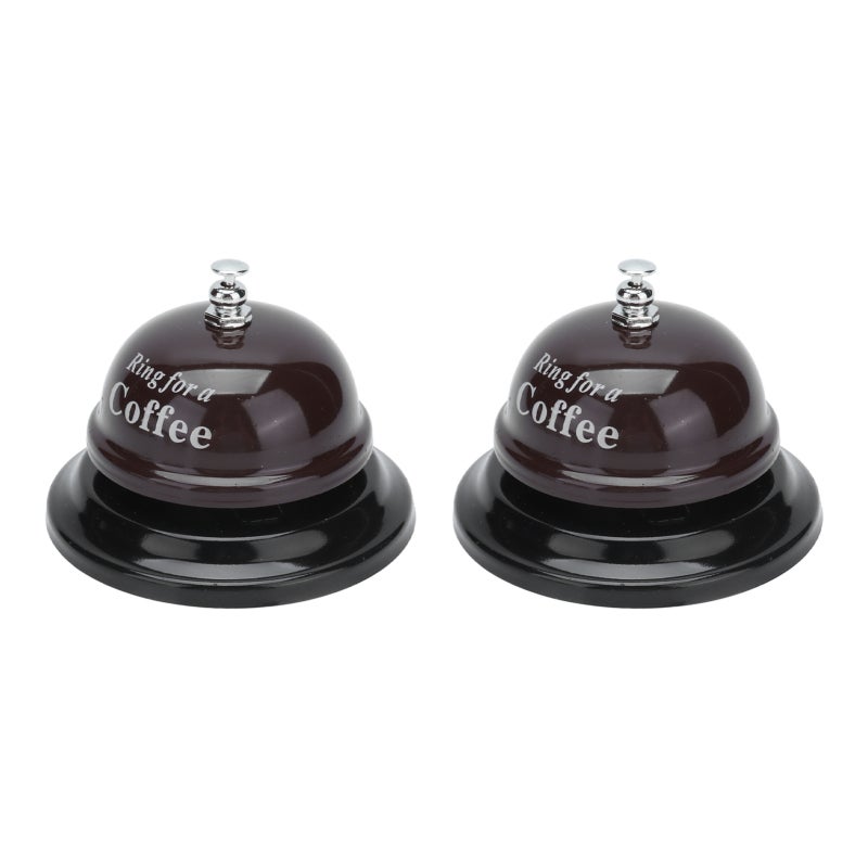 Coffee Service Bell: Premium Stainless Steel, Fine Polished Finish, Clear Loud Ring - Classic Desk Bell for Hotel, Restaurant, Office, Home And Elderly Care - Image 4