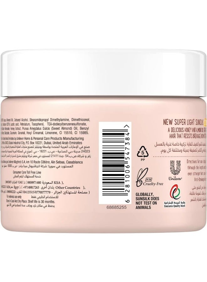 SUNSILK Hair Cream, For Hair Fall & Damaged Hair With Honey & Natural Almond Oil, Non Greasy, 275 ML - Image 2