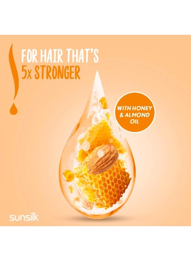 SUNSILK Hair Cream, For Hair Fall & Damaged Hair With Honey & Natural Almond Oil, Non Greasy, 275 ML - Image 4