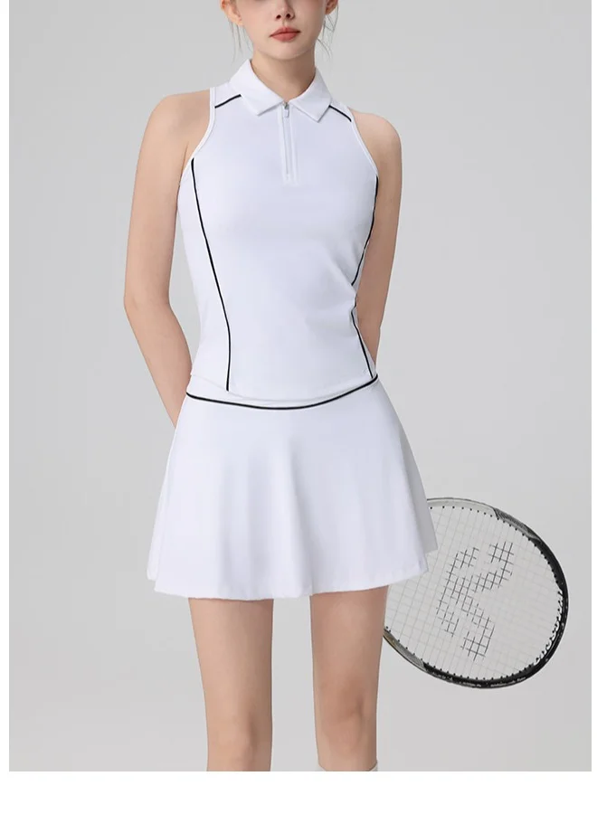 SVL SVL Kate Skirt with Inner Shorts White