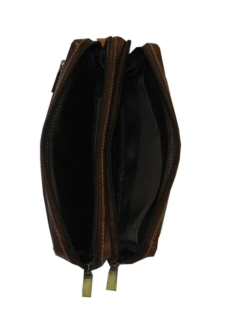LAVERI LEATHER Laveri Genuine Leather Designer Hand Pouch For Travel  - Image 4