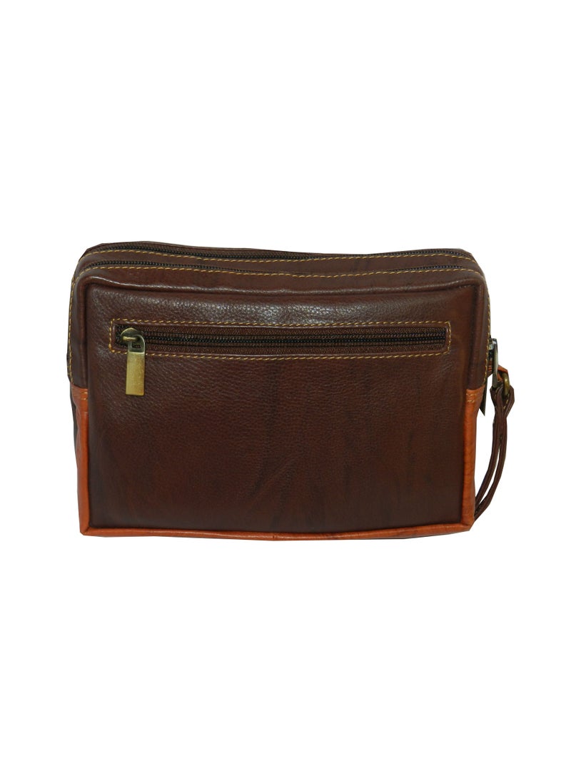 LAVERI LEATHER Laveri Genuine Leather Designer Hand Pouch For Travel  - Image 2