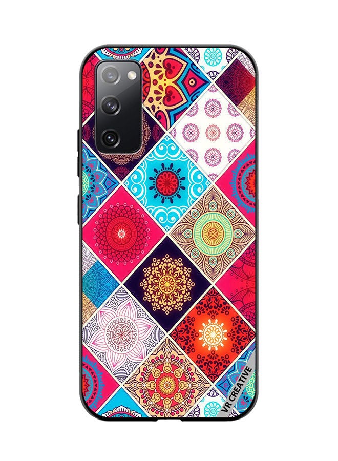 VR CREATIVE Protective Case Cover For Samsung Galaxy S20 FE 5G Flower Pattern Design Multicolour - Image 1