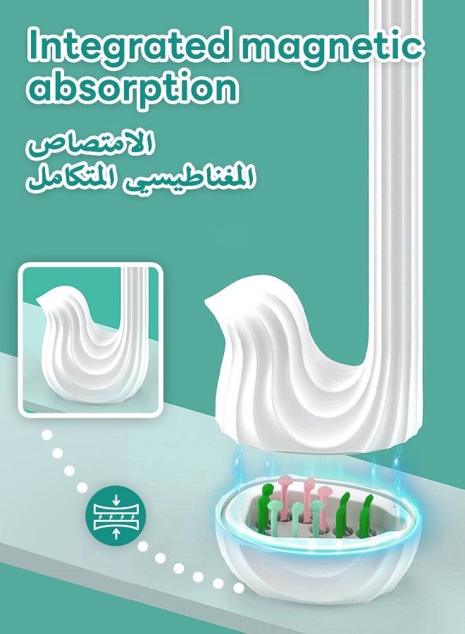 نفس أداة تنظيف الأذن اللاسلكية لإزالة شمع الأذن مع ضوء LED و12 رأس سيليكون قابلة للاستبدال والغسل، طقم تنظيف الأذن مع بطارية 130 مللي أمبير للهواتف الذكية، هدية عيد ميلاد للنساء والرجال - Image 2