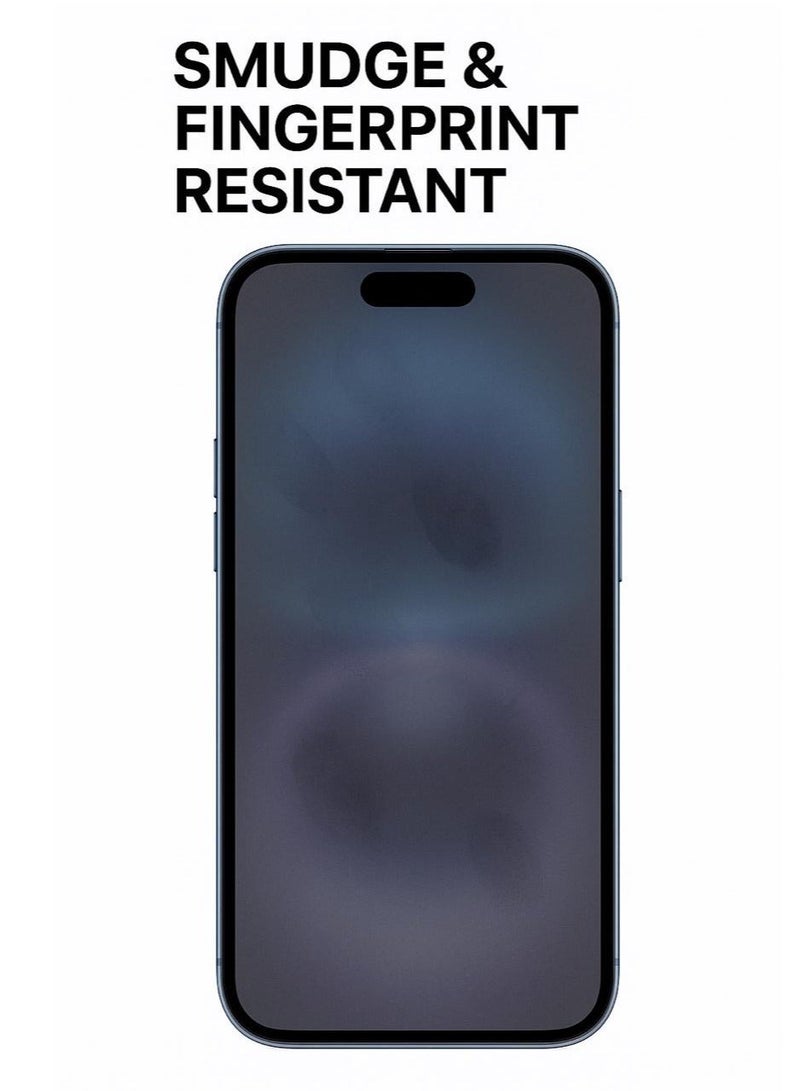 Original Matte Privacy Screen Protector for iPhone 13 Pro - Tempered Glass, Anti-Glare,Ultra-Thin, Scratch-Resistant - Image 4