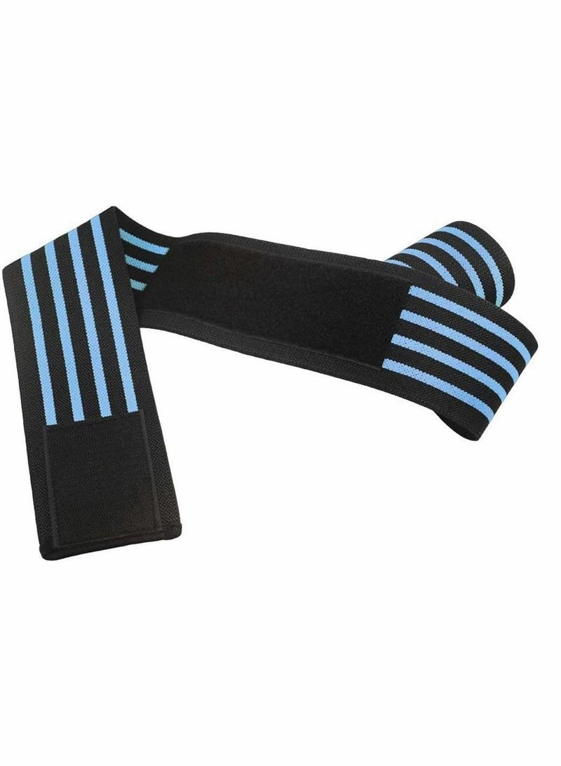 KASTWAVE شريط لاصق للركبة، شريط ضغط مرن لرفع الأثقال، حزام لياقة بدنية للساق والفخذ والساق، شريط حماية رياضي لكرة السلة، شريط واقي لالتهاب المفاصل والتهاب الأوتار وتسكين الآلام للرجال والنساء - Image 3