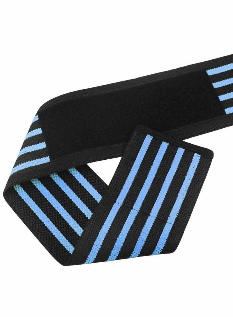 KASTWAVE شريط لاصق للركبة، شريط ضغط مرن لرفع الأثقال، حزام لياقة بدنية للساق والفخذ والساق، شريط حماية رياضي لكرة السلة، شريط واقي لالتهاب المفاصل والتهاب الأوتار وتسكين الآلام للرجال والنساء - Image 5