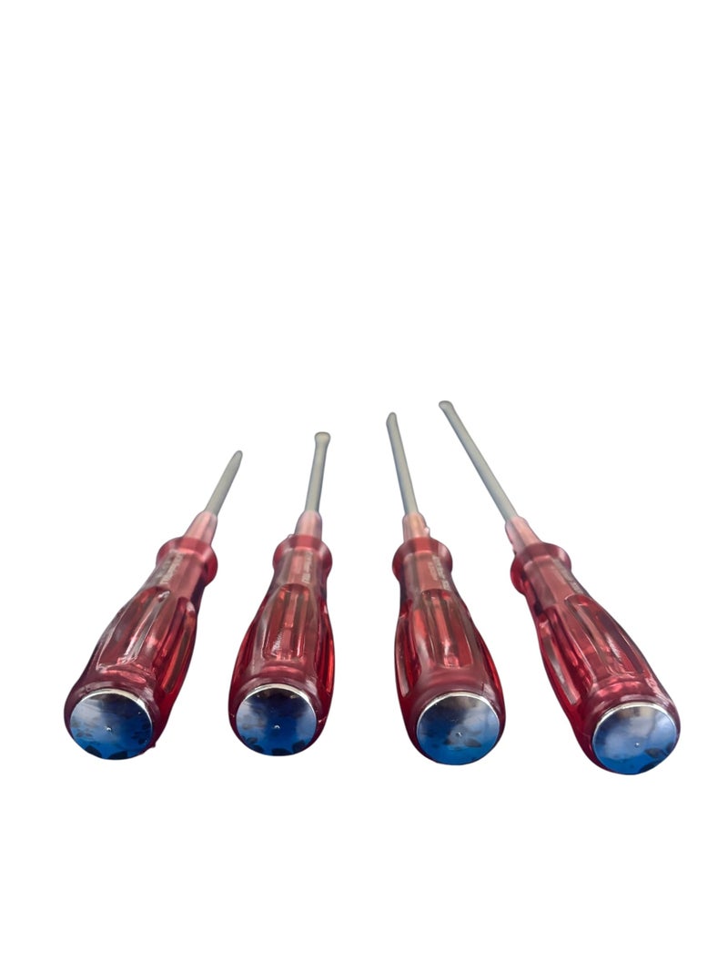 Jon Bhandari Tools 150mm, 200mm, 250mm, 300mm Hammering Screwdriver Set with Striking Head – Heavy Duty Flat Head Screwdriver for Home, Electrical, DIY & Professional Use - Image 1