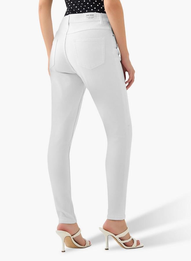 Lee Cooper Women Skinny Fit High-Rise Jeans - Image 4
