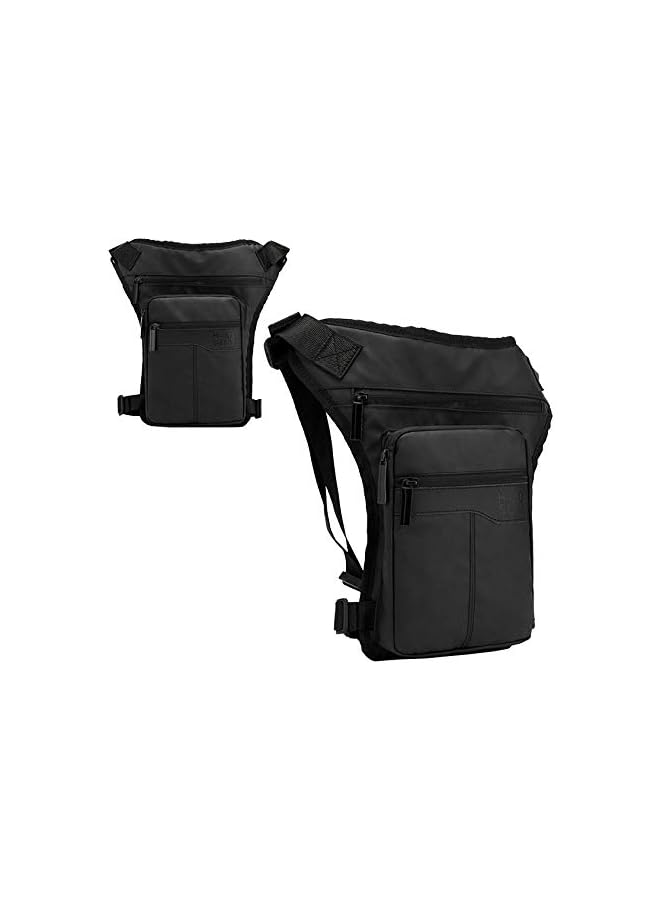 PROMASS promass Leg Drop Motorcycle Bag Men Hip Bags Fanny Belt Pack Riding Travel Shoulder Crossbody Bags Male Waist Bag Nylon Waist Thigh Pocket Warm - Image 2