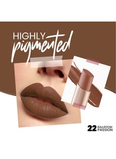 Mars MARS Creamy Matte Long Lasting Lipstick for Women | Creamy Lipstick | Single Swipe Application | Smooth & Light Weight (3.2 gm) (22-Ballroom Passion)  - Image 2