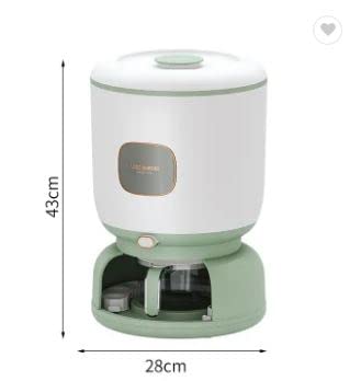 Matiko Matiko Egg holder Rice Grain Cereal Dispenser Storage Container Large 10kg with Rotating Egg Storage Cup  - Image 3