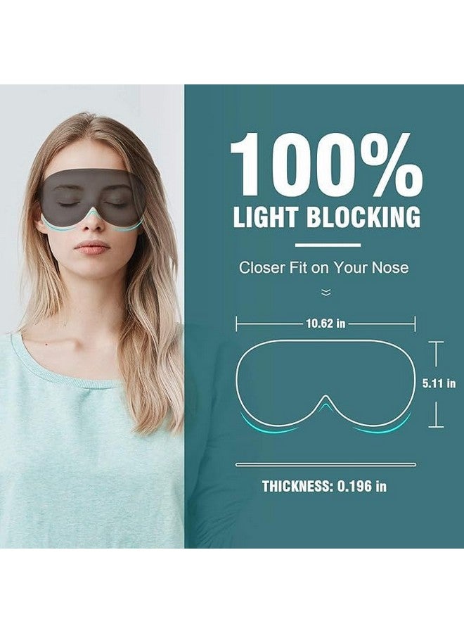 QEEIG Eye Ice Gel Mask With Cooling Gel For Dark Circles Dry Cooling Pain Relief Redness Patches Cooling Pad Stretchable For Eye Relaxing For Women And Men | Pack of - 01 - Image 4