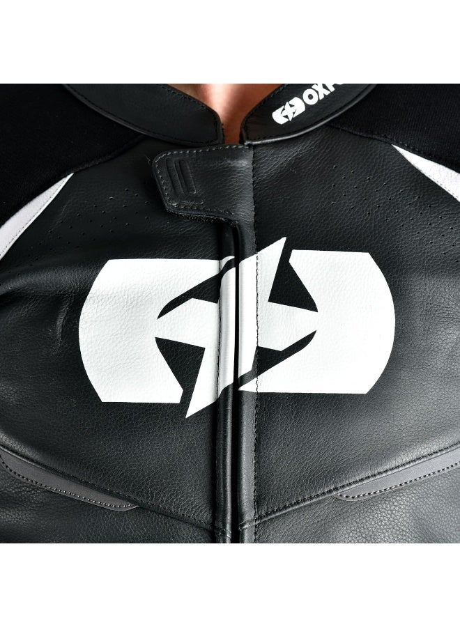 Oxford Men's Nexus 1.0 Leather Motorcycle Jacket - Image 3