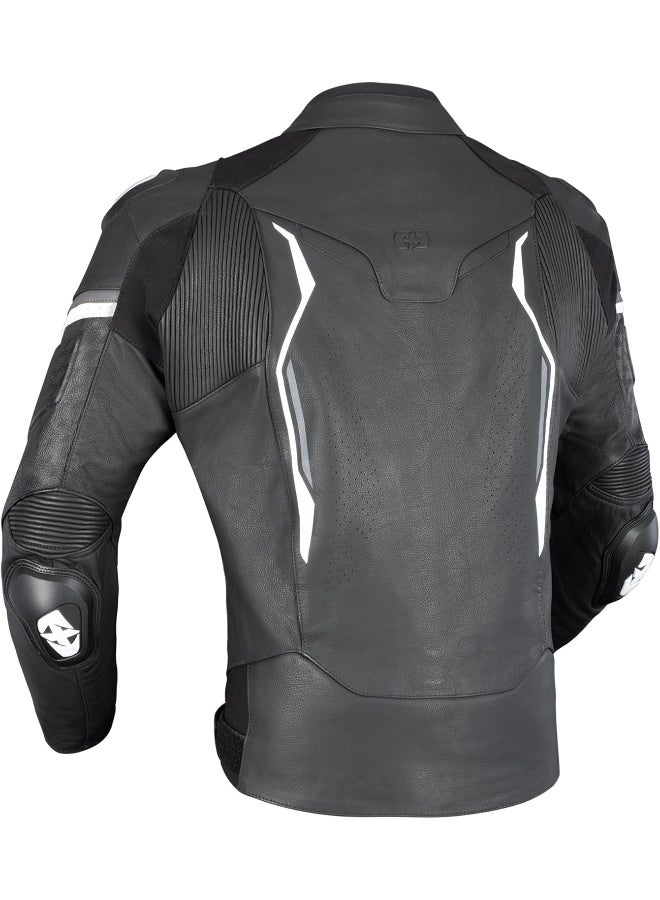 Oxford Men's Nexus 1.0 Leather Motorcycle Jacket - Image 2