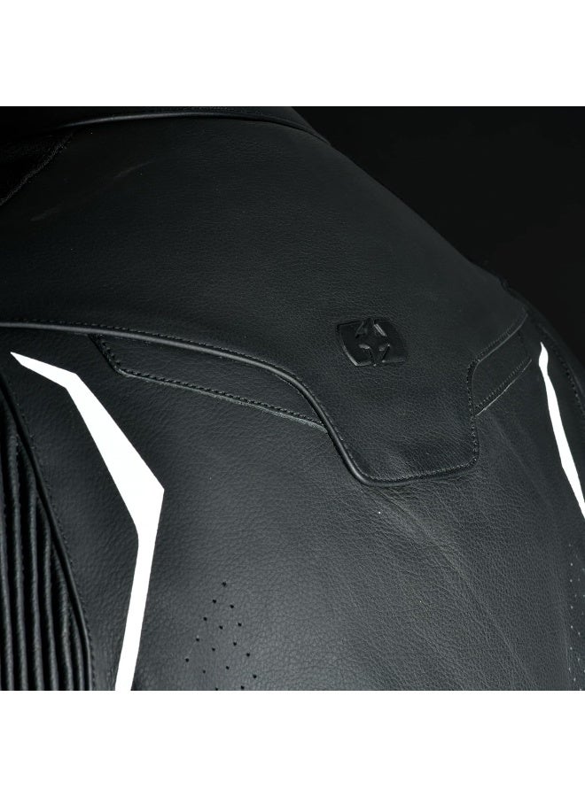 Oxford Men's Nexus 1.0 Leather Motorcycle Jacket - Image 5