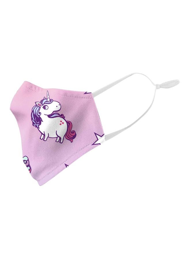 Unicorn Printed Carbon Filter Face Mask - Image 2