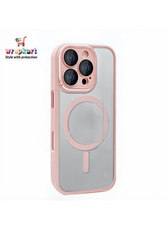wrapKart Apple iPhone 16 Pro Max Pink MagSafe Back Case / Cover  - Image 2