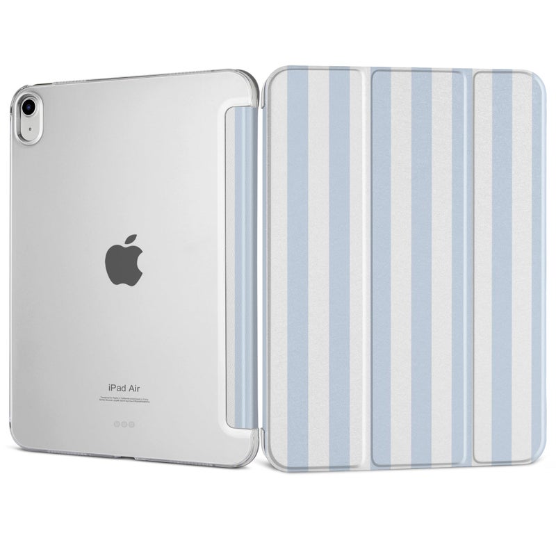 DONGKE for iPad Air 11inch M4 2026 M3 2025 M2 2024 iPad Air 5th 2022 4th Gen 2020 109inch Slim Foldable Stand Hard PC Translucent Back Shell Smart Cover Auto WakeSleep Stripes - Image 2