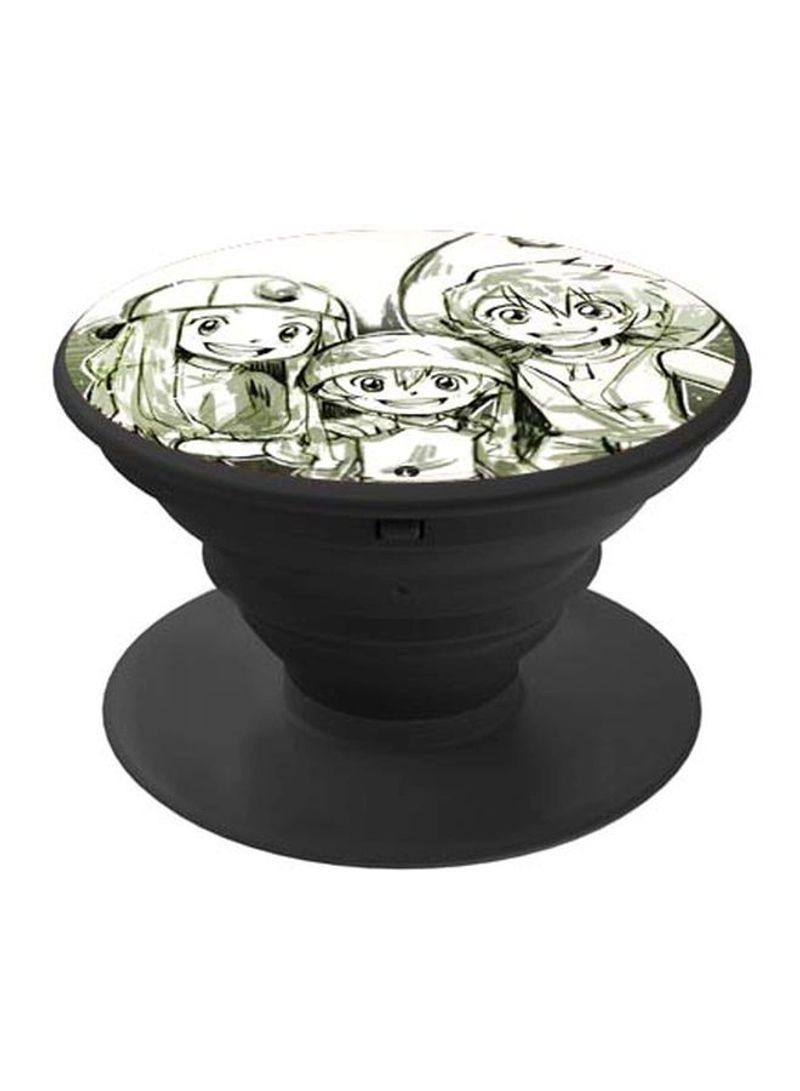 RKN Printed Pop Socket Grey/White/Black - Image 1