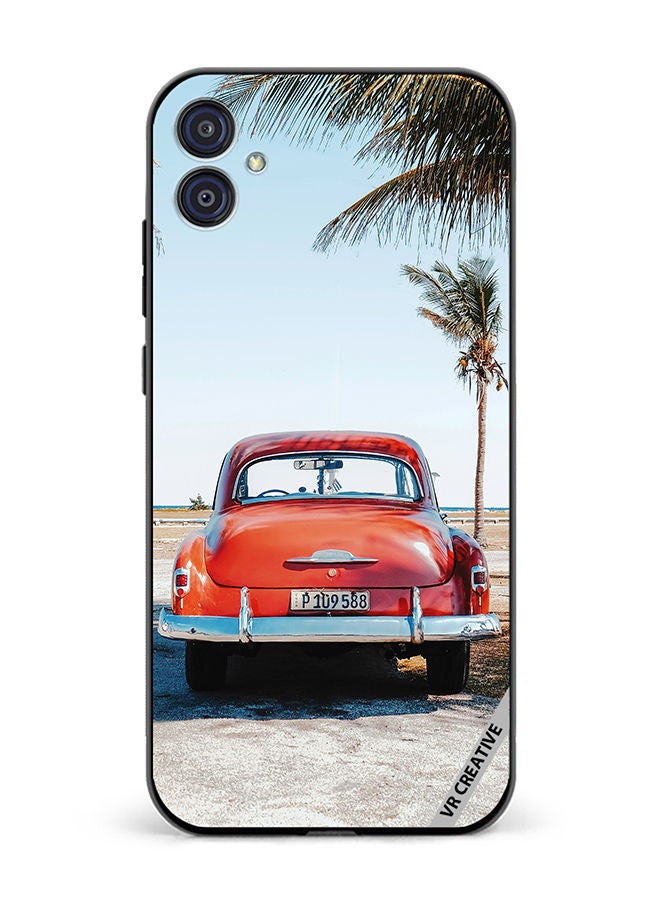 VR CREATIVE Protective Case Cover For Samsung Galaxy M04/F04 Vintage Summerside Design Multicolour - Image 1