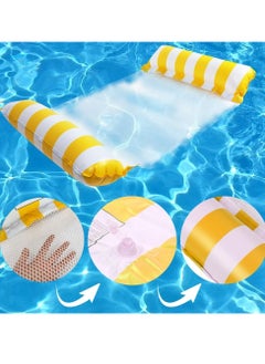 KYD Inflatable Swimming Pool PVC Float Lounge with Air Pump Multi-Purpose Water Hammock, Mesh Lounge Chair, Drifter, Saddle Portable Sunbathing Pool Accessories  - Image 3