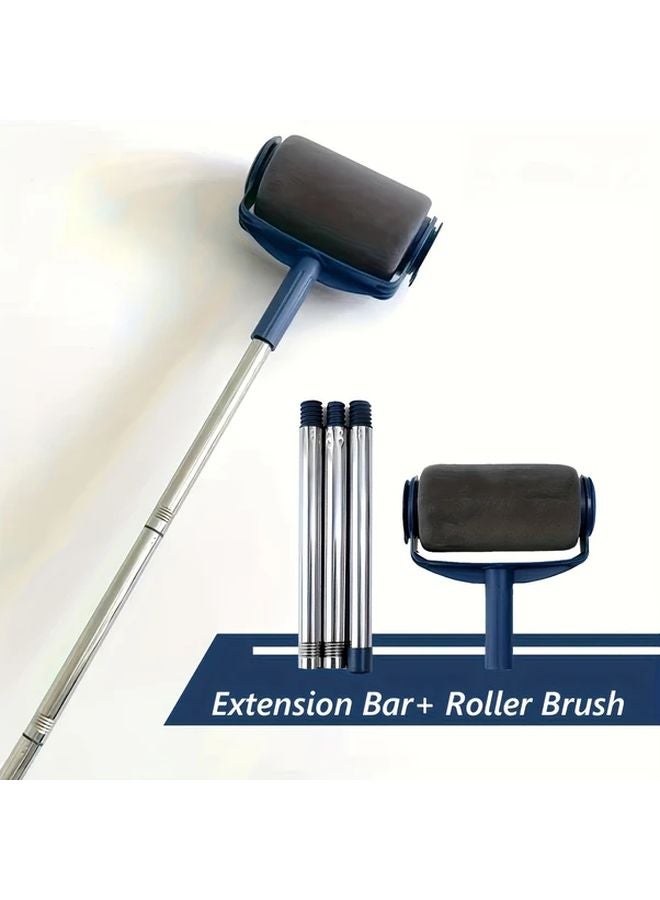 Professional Paint Roller Set 1 Bass Drum 3 Extension Tubes Self Priming Brush Wall Paint - Image 2