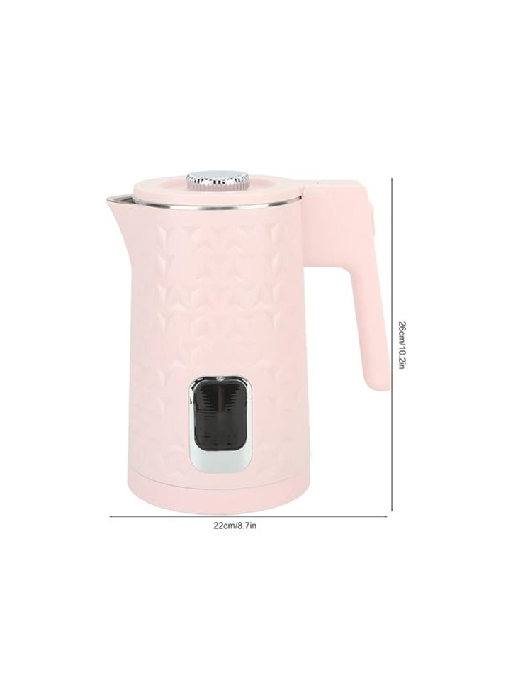 HOOR Hour Electric Kettle 2L 2200W Stainless Steel, Auto Shut Off & Boil Dry, Multi Color - Image 2