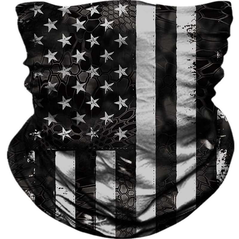 TERNNK 3D Neck Gaiter Shield Scarf Bandana Face Mask Seamless UV Protection for Motorcycle Cycling Riding Running Fishing Hiking Camping Kayaking - Image 1
