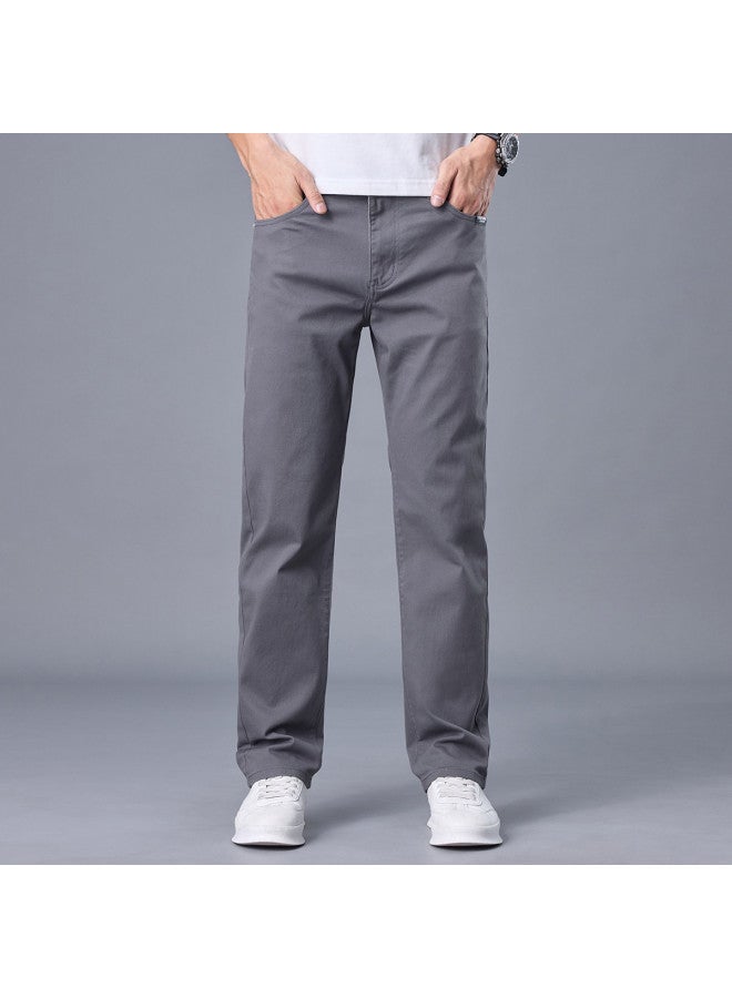 Fapai Thick Autumn/winter Men's Long Pants, Comfortable And Skin-friendly, Fashionable And Simple Mid-waist Youth Casual Trousers For Men - Image 3
