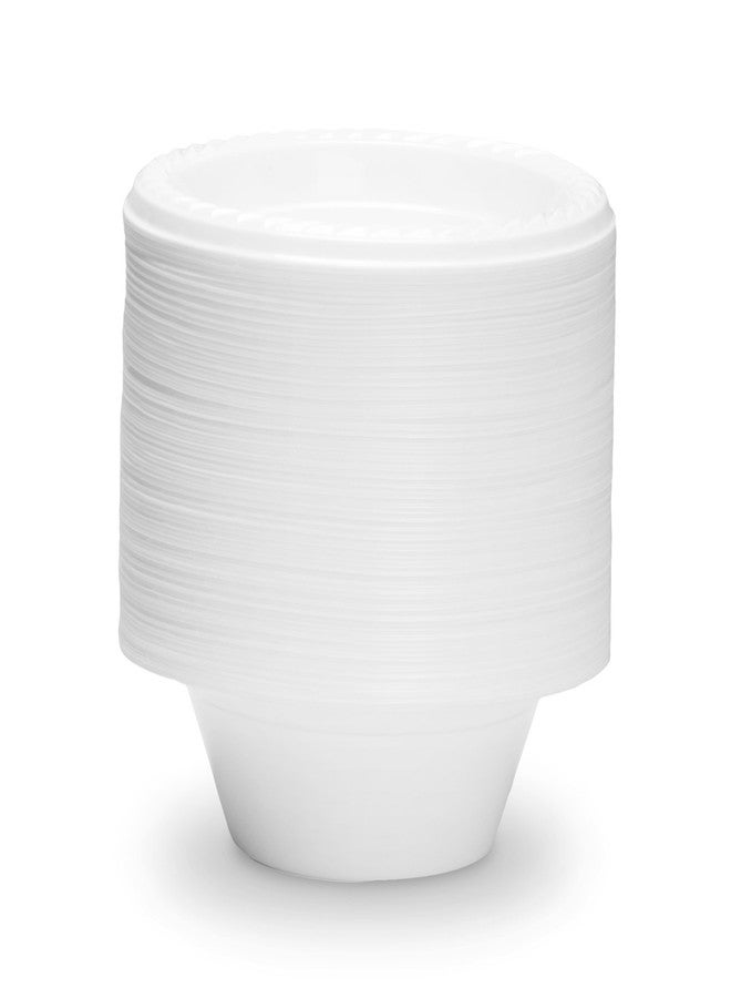 Basix [400 Count] Basix Disposable 12 Oz White Plastic Soup Bowls, Microwavable, Great For Events, Home, Office, Wedding, Parties, School, Take Out Or Everyday Use, 4 Packs - Image 3