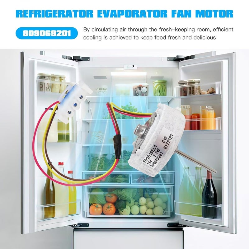 Upgraded Refrigerator Evaporator Fan Motor For Frigidaire LFHG2251TF0 LFHG2251TF2 LFHG2251TF3 LFHG2251TF4 Replaces AP6041795 4456990 - Image 4