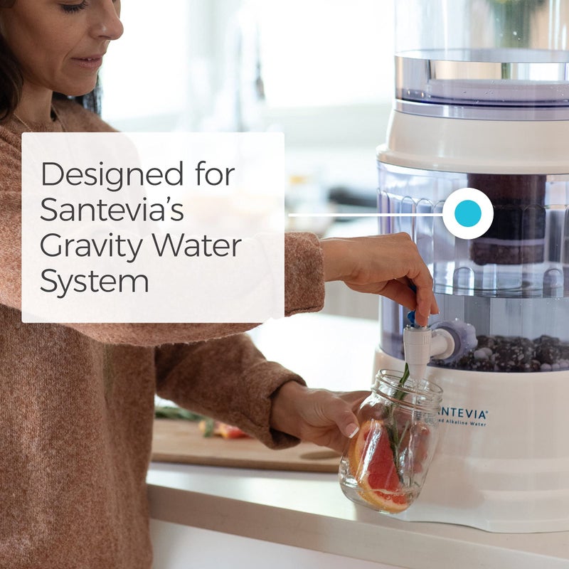 Santevia Fluoride And Chlorine Replacement Filter Gravity Water System, Alkaline and Adds Minerals - Image 3