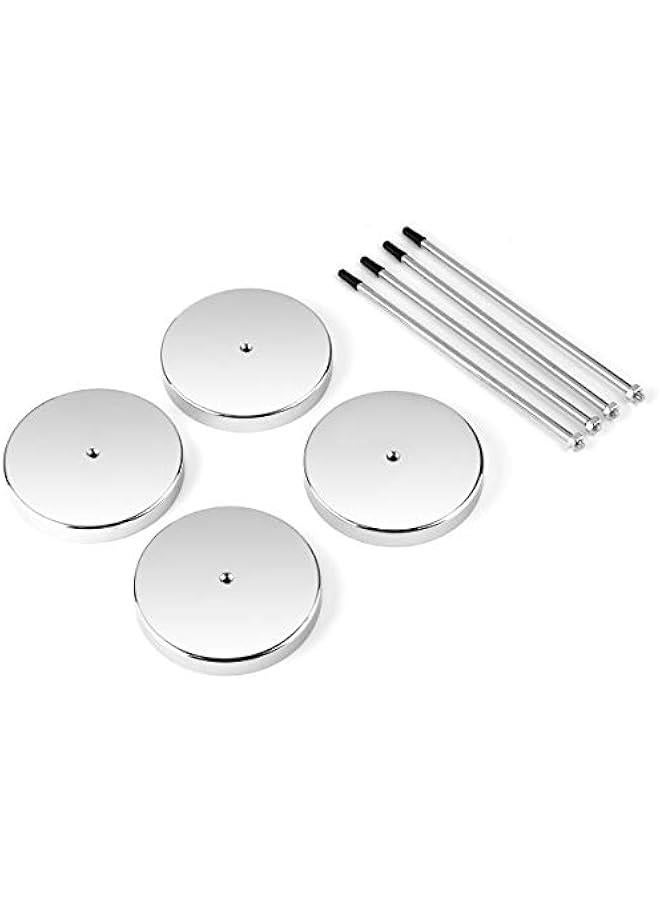 4pcs Desk Receipt Holder Bill Fork Receipt Spike Stick Silver Restaurant Check Spindle 5.5 Inch by … - Image 2