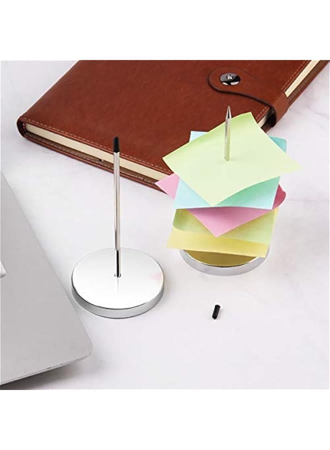 4pcs Desk Receipt Holder Bill Fork Receipt Spike Stick Silver Restaurant Check Spindle 5.5 Inch by … - Image 3