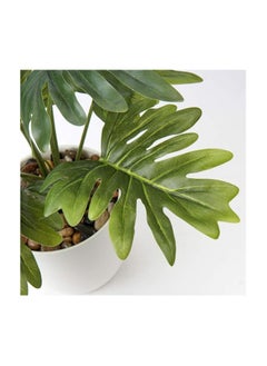 Generic Artificial Plants Splitphilo Monstera Faux Plants Indoor Decorative Tropical Fake Plants Aesthetic Room Décor Plants for Bedroom Office Home Desk Decoration  - Image 3
