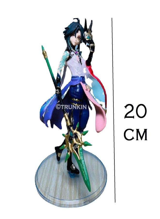 Trunkin Genshin Impact Xiao Anime Action Figure - Genshin Impact Inspired Collectible Model Toy (20 cm, Version 2) for Display & Collection - Image 5