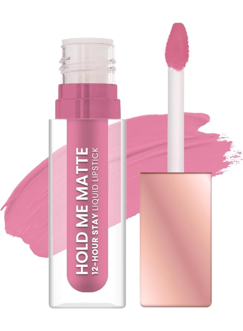 Swiss Beauty Swiss Beauty Hold Me Matte Liquid Lipstick | 12 Hours Stay | Non-Transfer Lipstick | Waterproof Lipstick with Intense Hydration| Shade - Gentle Pink, 4.5ml