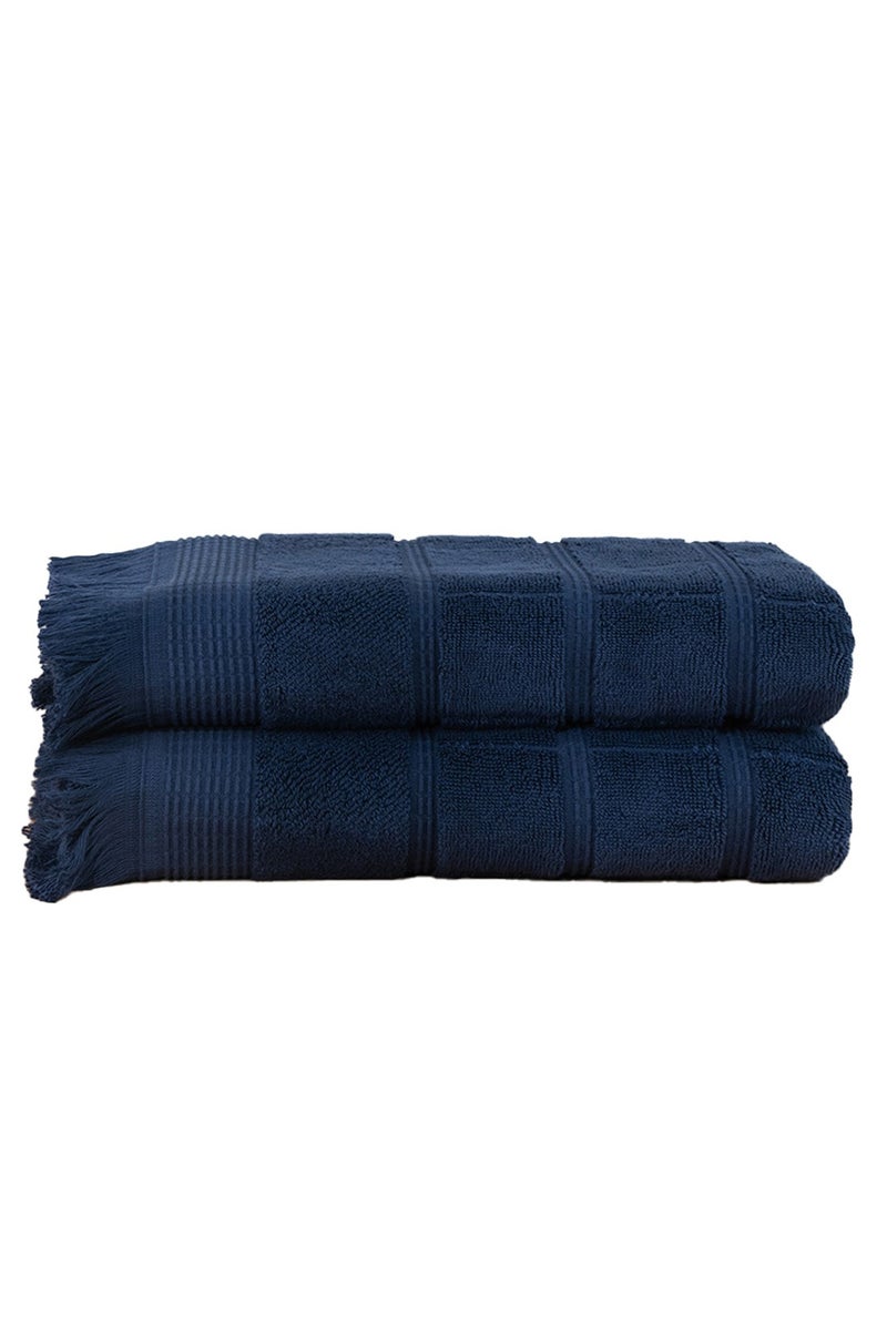 ZYMTA Premium 600 GSM Turkish Cotton Bath Towel Pair | Ultra-Soft & Highly Absorbent Towel Set  - Image 1
