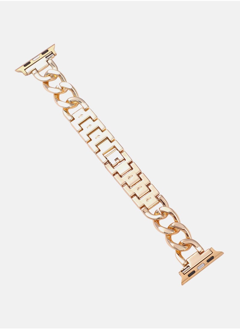 Haute Sauce Women's Chainlink Watch Strap - California Gold  - Image 4
