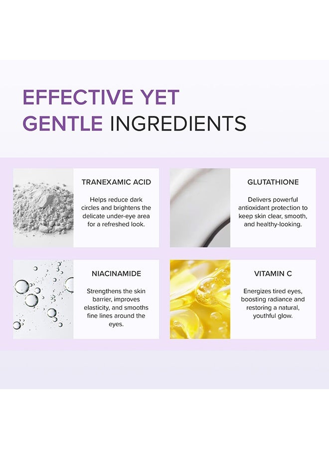 Mary & May  كريم العيون بحمض الأمينوكسيميك والجلوتاثيون 30 جرام - مضاد أكسدة قوي يقلل من الهالات السوداء ويعزز توحيد لون البشرة مع فيتامين سي - مناسب للاستخدام الصباحي والمسائي - Image 5