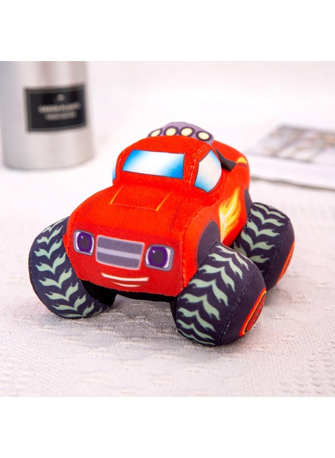 Plush Cartoon Car Toy for Kids - Soft Stuffed Vehicle Toy