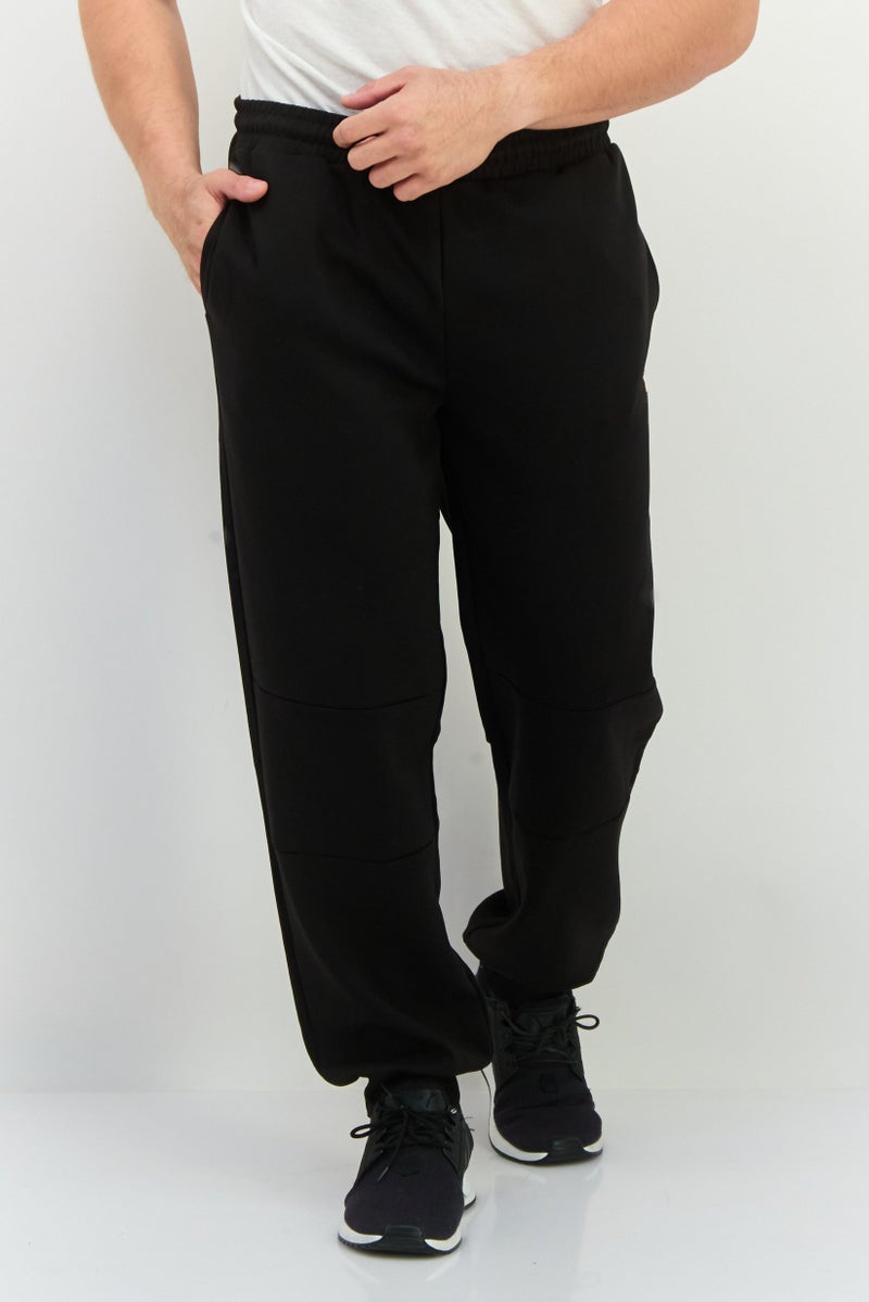 RBX سروال رياضي للرجال برباط سحب خارجي، أسود - Image 1