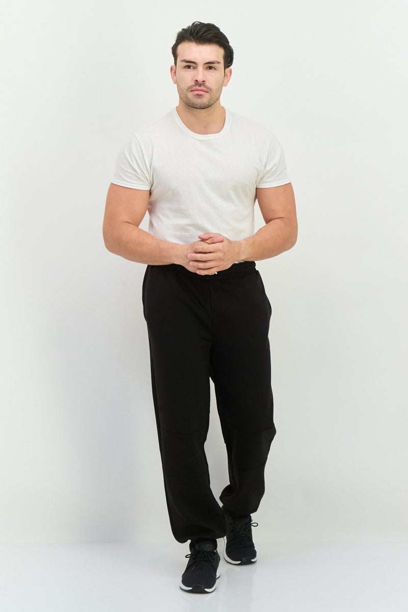 RBX سروال رياضي للرجال برباط سحب خارجي، أسود - Image 4