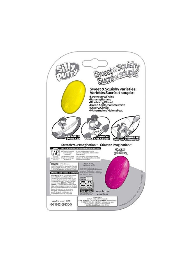 Crayola بيض سيللي باتي المعطر 2-pack – روائح فواكه متنوعة حلوة وطرية، لعبة حسية للأطفال من عمر 4 سنوات فما فوق، سيللي باتي كلاسيكية مرنة، غير سامة - Image 2