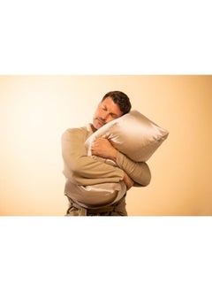 BRIGHTLY LABS Upgrade your sleep with our Silver-Infused Mulberry Silk Pillowcase - Grade 6A Silk with Silver Ion Treatment, Standard Size (51x66 cm).  - Image 5