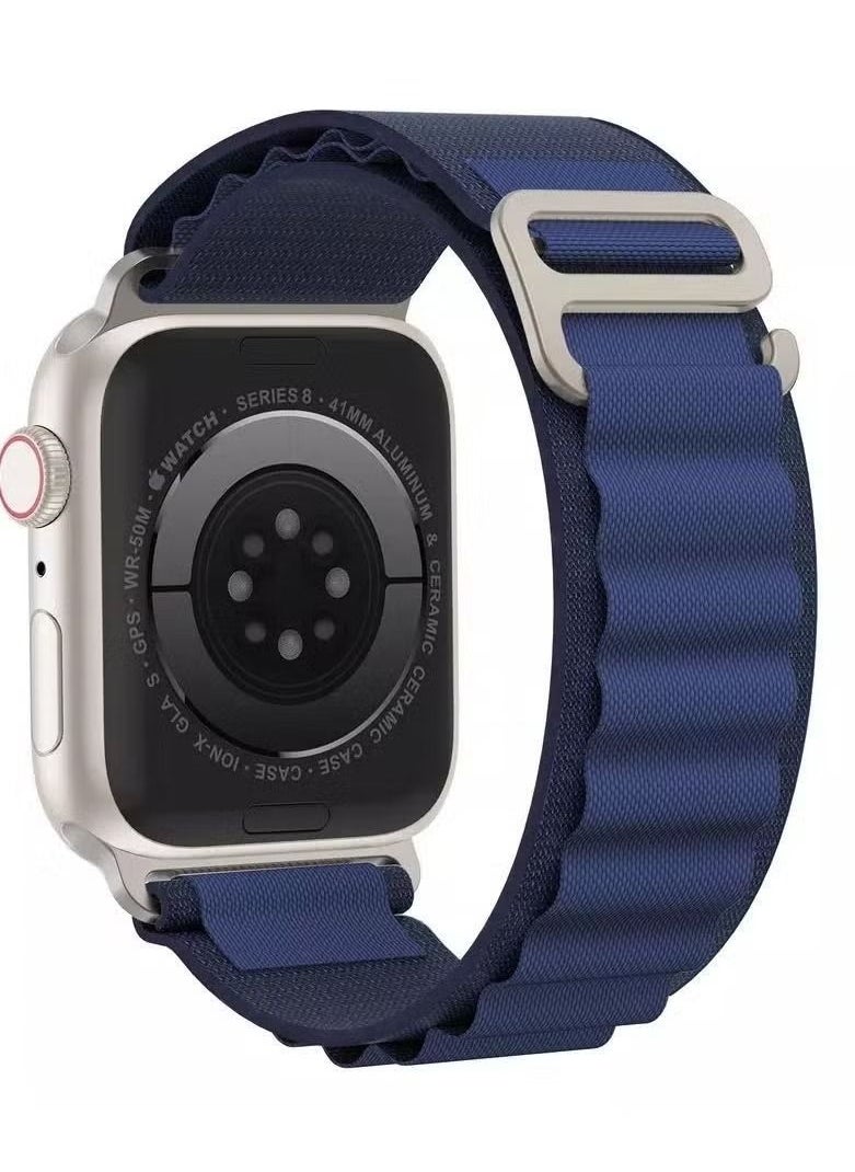 vesus - apple watch Alpine loop band 49mm/45mm/44mm Nylon Woven Sport Strap Compatible with iwatch series 8/ultra/7/SE/6/5/4/3/2/1 - Image 1