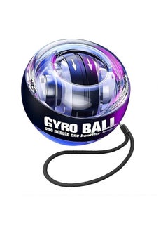 Cool Baby Style Auto Start Gyro Ball Wrist Strengthener – Portable Forearm Trainer and Grip Strengthener for Strength, Recovery and Stress Relief – Gyro Ball Wrist Strengthener for Fitness and Rehabilitation (Black)  - Image 2
