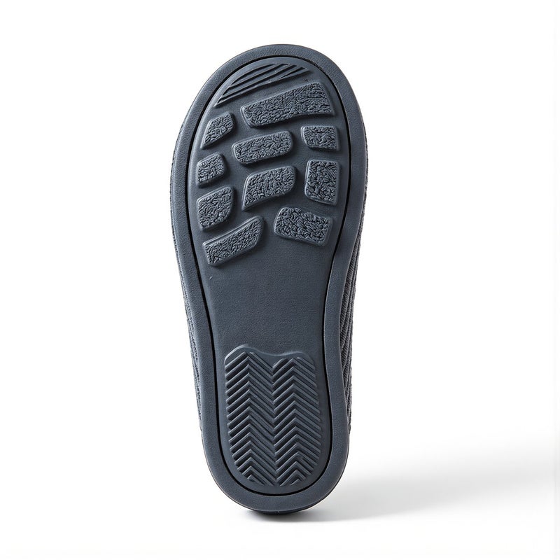 Upgraded Winter Slippers Thick Fleece Lined Shock Absorbent Sole No Deodorant Gray Size 40-41 - Image 5